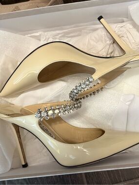 JIMMY CHOO
SSENSE Exclusive Off-White Bing 100 Heels